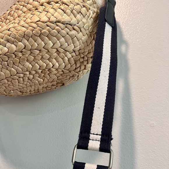 Talbots Bags Talbots Straw Canvas Crossbody Purse Poshmark
